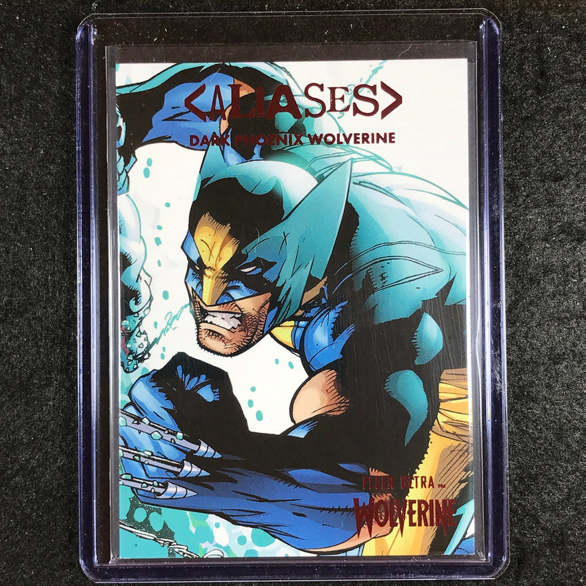 2023 Fleer Ultra Wolverine DARK PHOENIX WOLVERINE Aliases Red Foil 71/74 #18