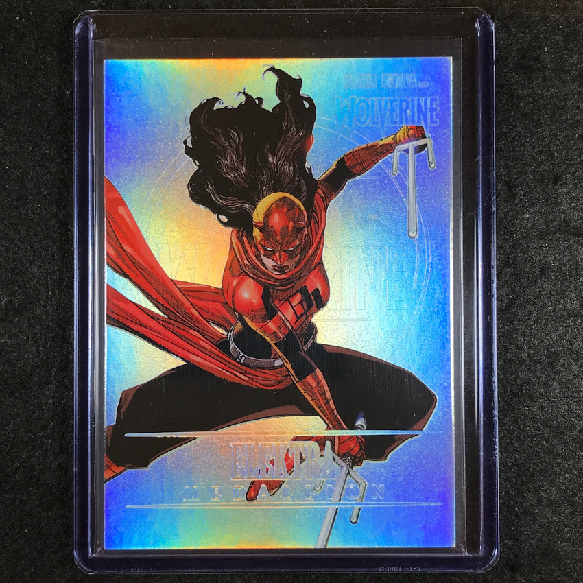 2023 Fleer Ultra Wolverine ELEKTRA Medallions Platinum 25/100 #13