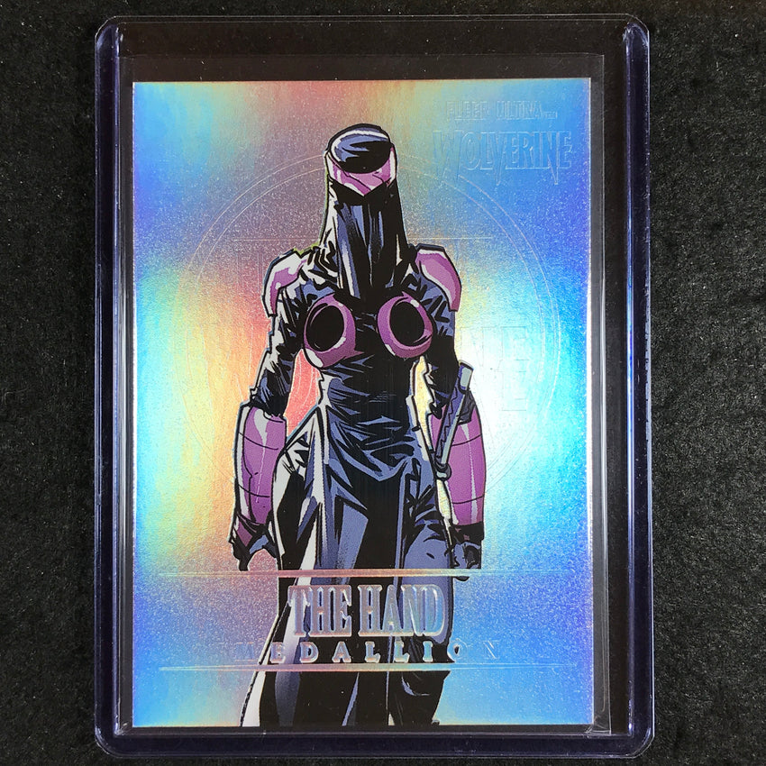 2023 Fleer Ultra Wolverine THE HAND Medallions Platinum 12/100 #45