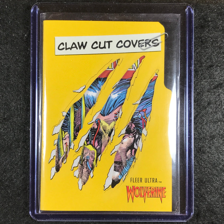 2023 Fleer Ultra Wolverine MARVEL COMICS PRESENTS #74 Claw Cut Covers 16/50