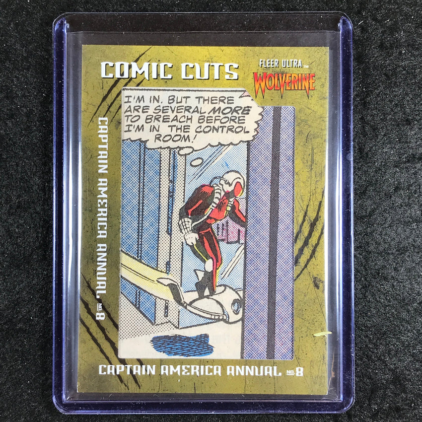 2023 Fleer Ultra Wolverine CAPTAIN AMERICA ANNUAL (1971) #8 Comic Cuts 16/50