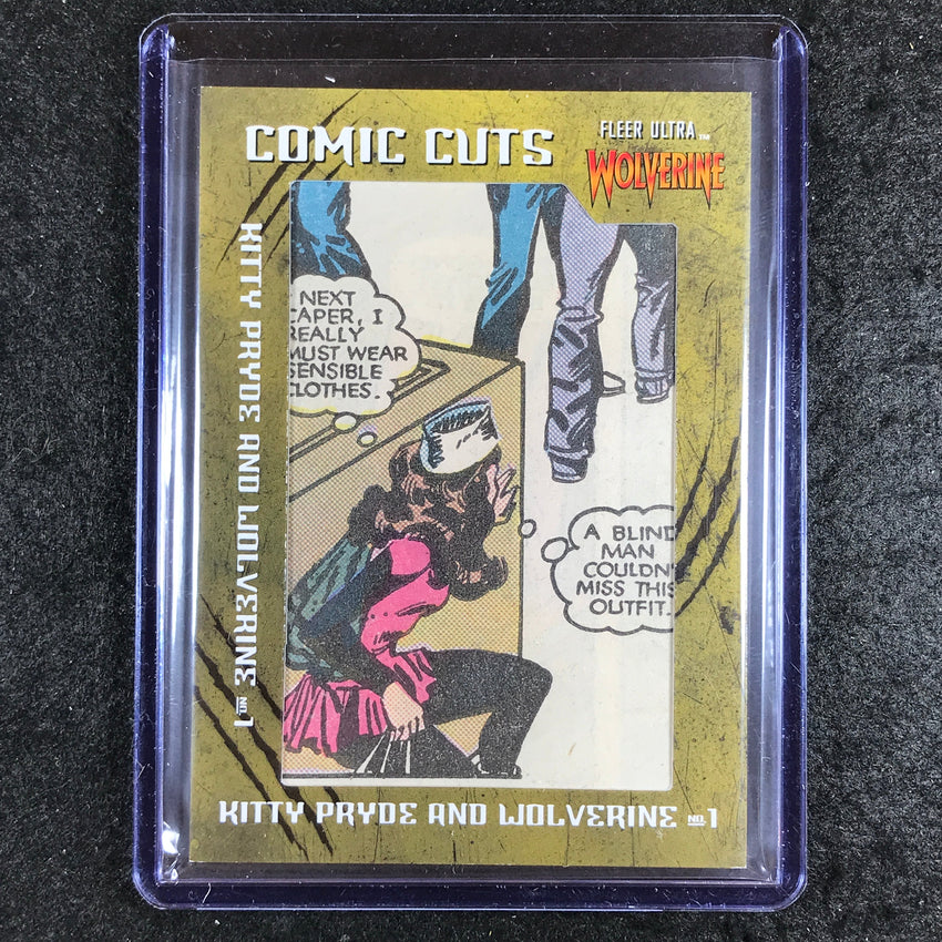 2023 Fleer Ultra Wolverine KITTY PRYDE AND WOLVERINE (1984) #1 Comic Cuts 15/50