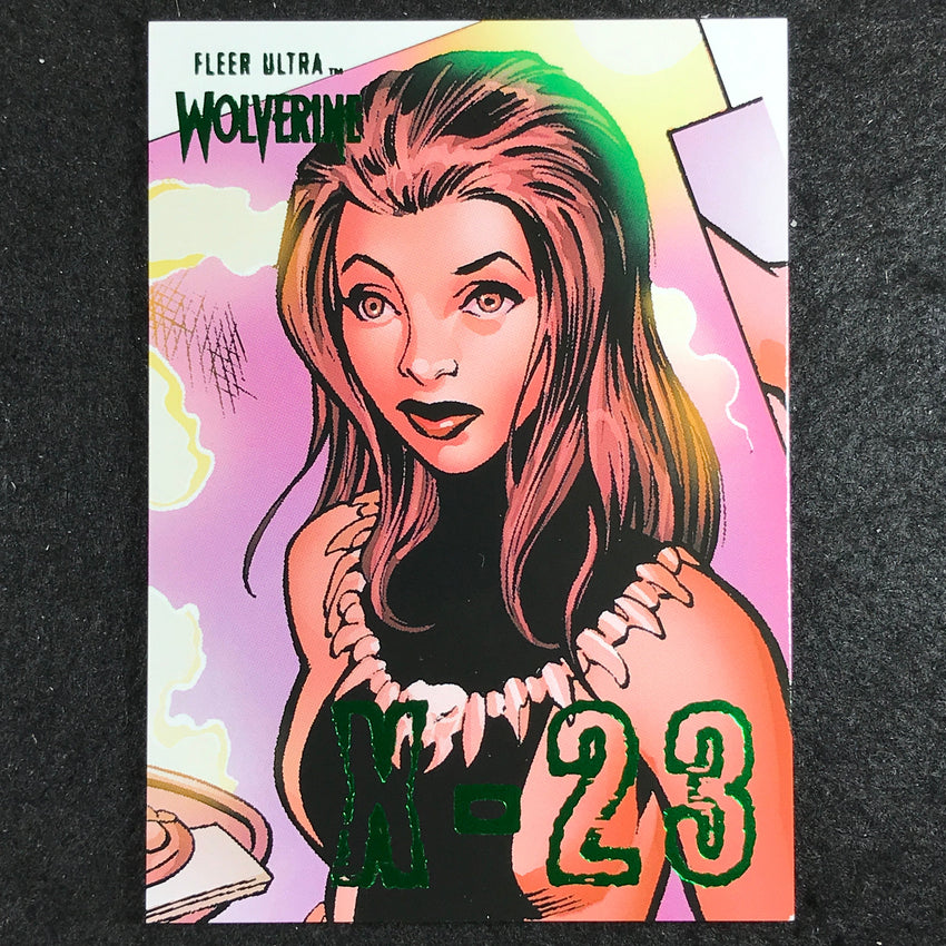 2023 Fleer Ultra Wolverine X-23 Insert Green Foil #2