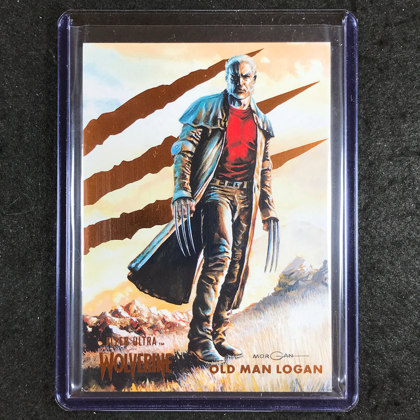 2023 Fleer Ultra Wolverine OLD MAN LOGAN Base Orange Foil 5/25 #2
