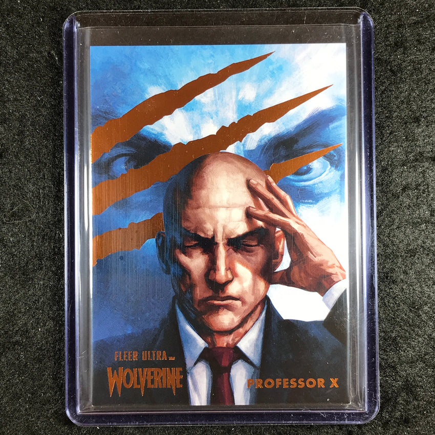 2023 Fleer Ultra Wolverine PROFESSOR X Base Orange Foil 4/25 #15