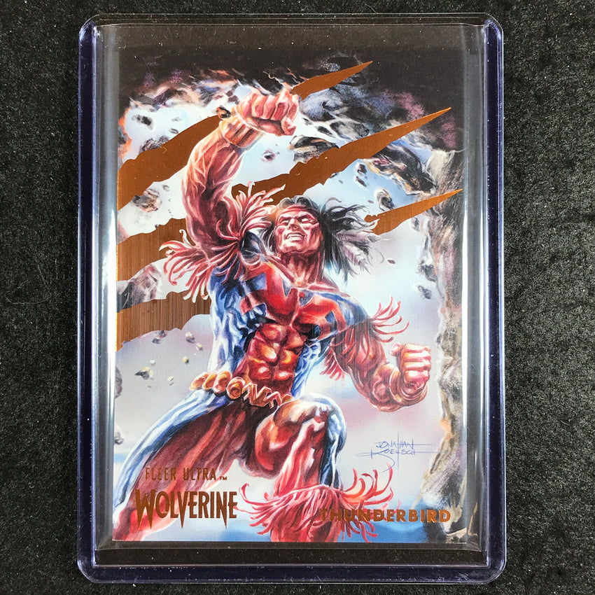 2023 Fleer Ultra Wolverine THUNDERBIRD Base Orange Foil 12/25 #78