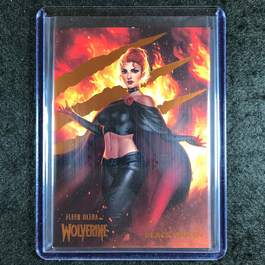 2023 Fleer Ultra Wolverine BLACK QUEEN Base Orange Foil 23/25 #87