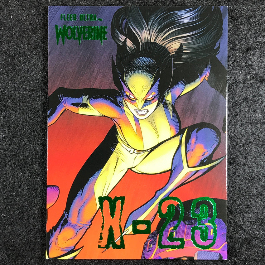 2023 Fleer Ultra Wolverine X-23 Insert Green Foil #3