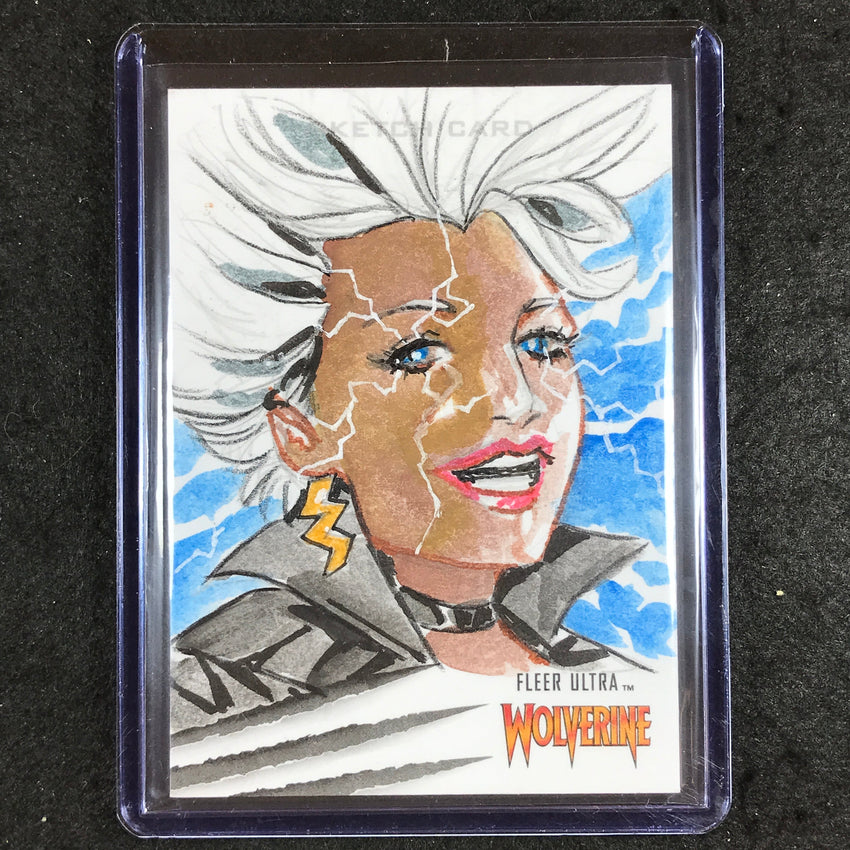 2023 Fleer Ultra Wolverine STORM Artist Sketch Card DANIEL M. CHAVEZ 1/1