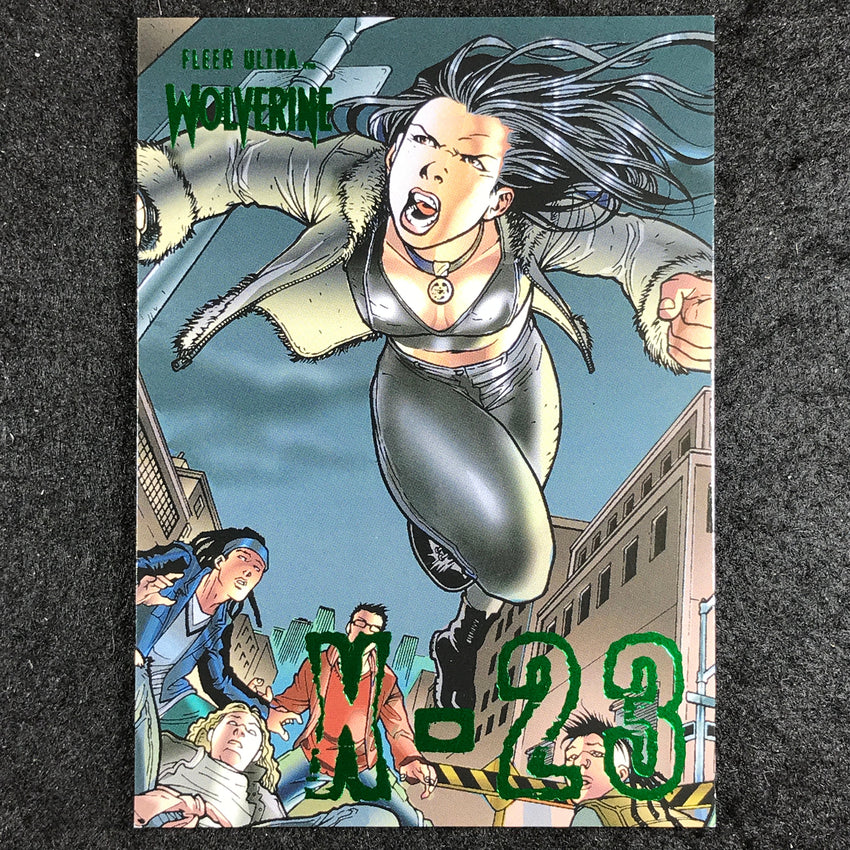 2023 Fleer Ultra Wolverine X-23 Insert Green Foil #5