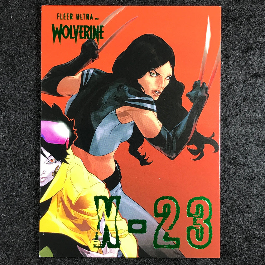 2023 Fleer Ultra Wolverine X-23 Insert Green Foil #6