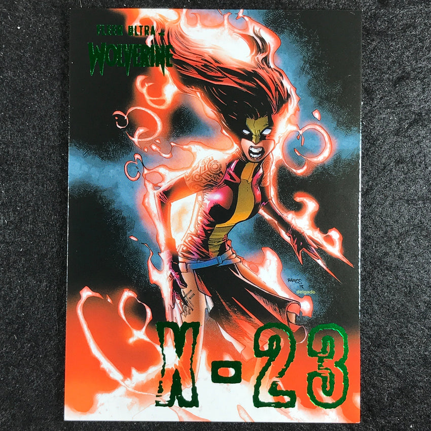 2023 Fleer Ultra Wolverine X-23 Insert Green Foil #8