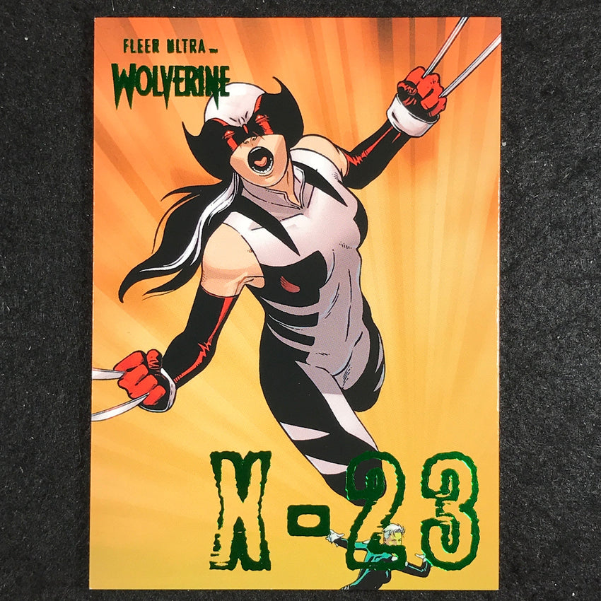 2023 Fleer Ultra Wolverine X-23 Insert Green Foil #9