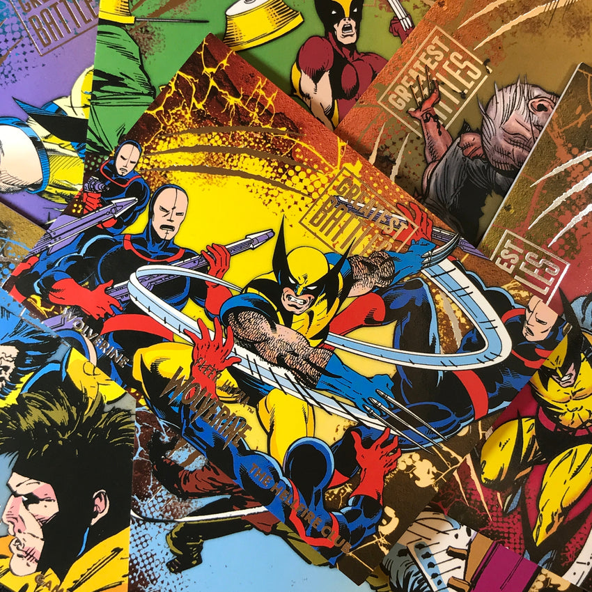 2023 Fleer Ultra Wolverine WOLVERINE VS. LADY DEATHSTRIKE Greatest Battles #11