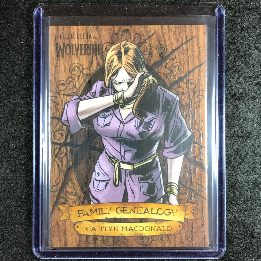 2023 Fleer Ultra Wolverine CAITLYN MACDONALD Family Genealogy #7