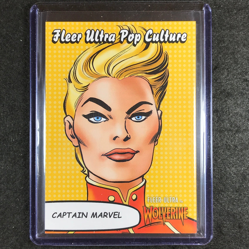 2023 Fleer Ultra Wolverine CAPTAIN MARVEL Pop Culture #1