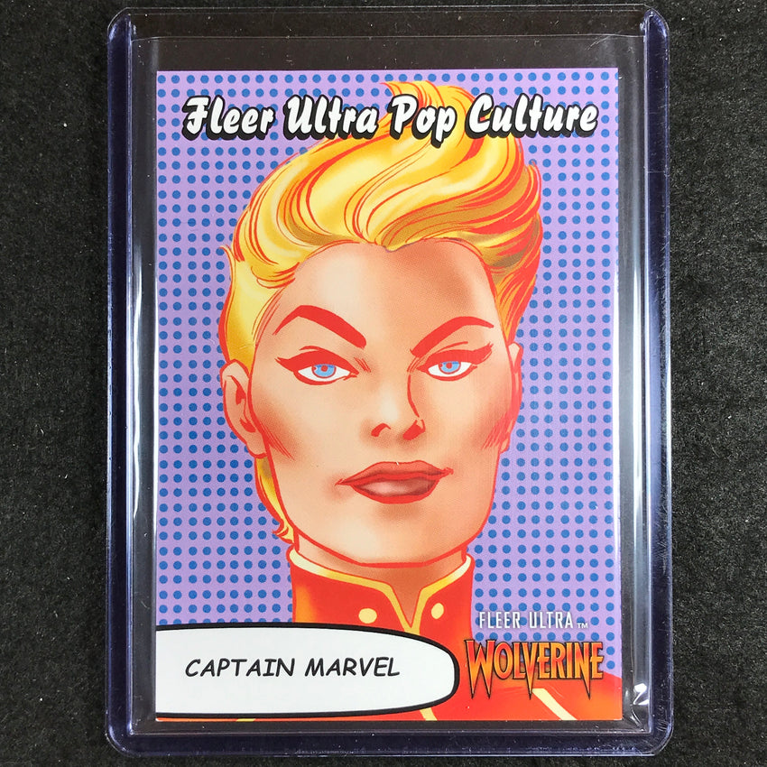 2023 Fleer Ultra Wolverine CAPTAIN MARVEL Pop Culture #2