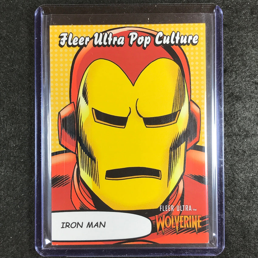 2023 Fleer Ultra Wolverine IRON MAN Pop Culture #5