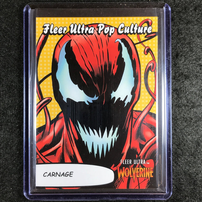 2023 Fleer Ultra Wolverine CARNAGE Pop Culture #13