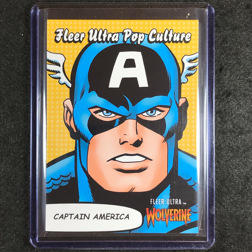 2023 Fleer Ultra Wolverine CAPTAIN AMERICA Pop Culture SP #21