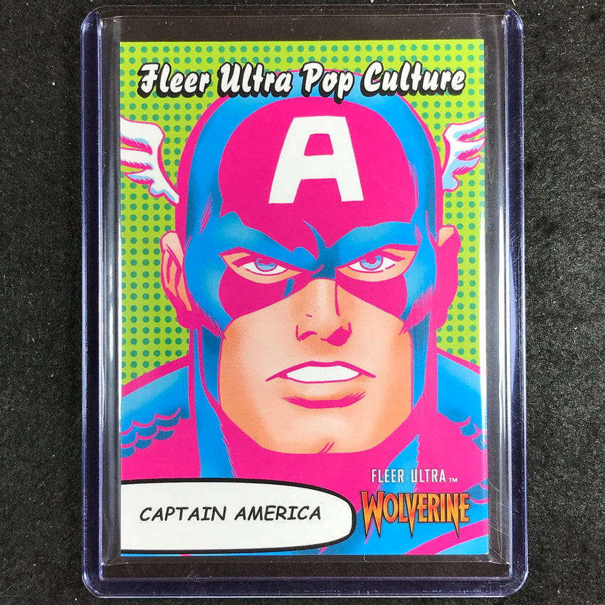 2023 Fleer Ultra Wolverine CAPTAIN AMERICA Pop Culture SP #23