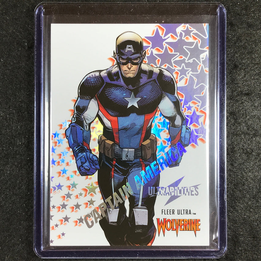 2023 Fleer Ultra Wolverine CAPTAIN AMERICA Ultrabilites #8