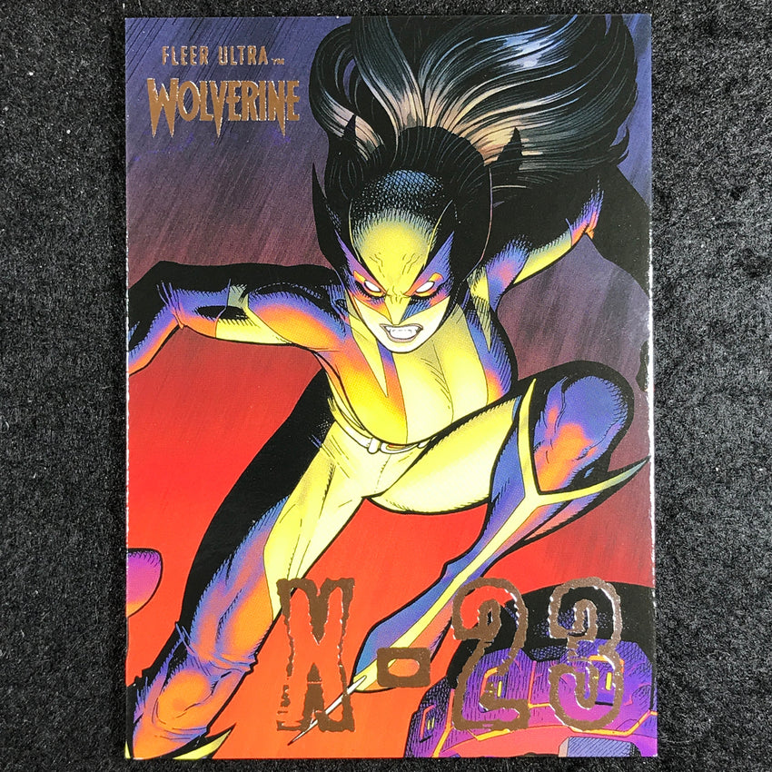 2023 Fleer Ultra Wolverine X-23 Insert Base #3