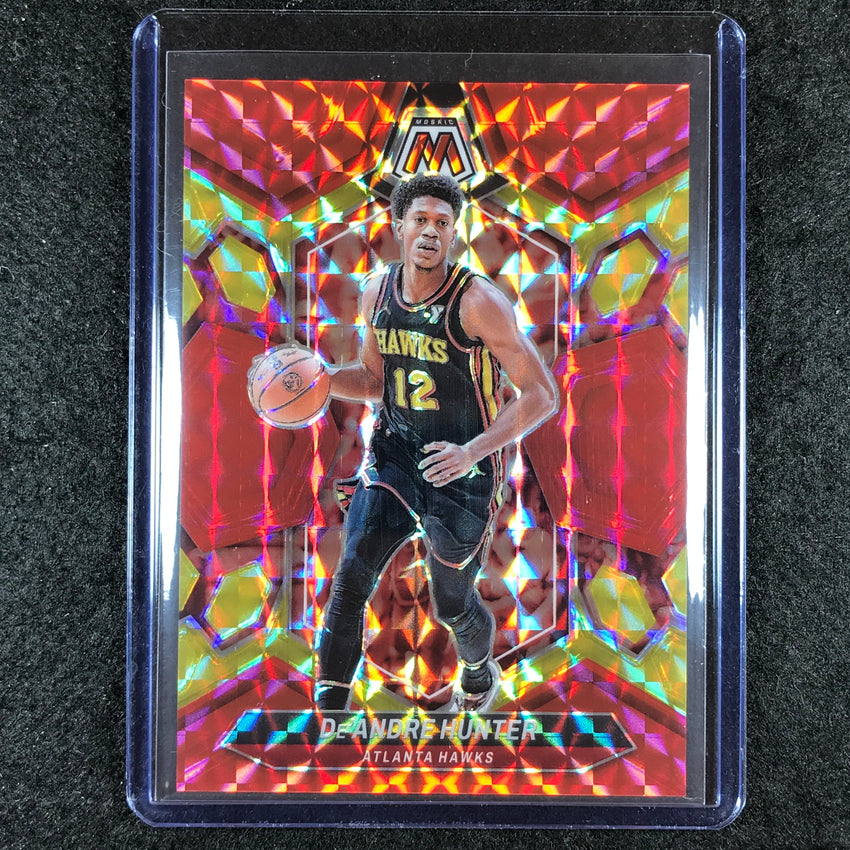 2023-24 Mosaic DE'ANDRE HUNTER Base Red Yellow Fusion Choice 24/75 #16
