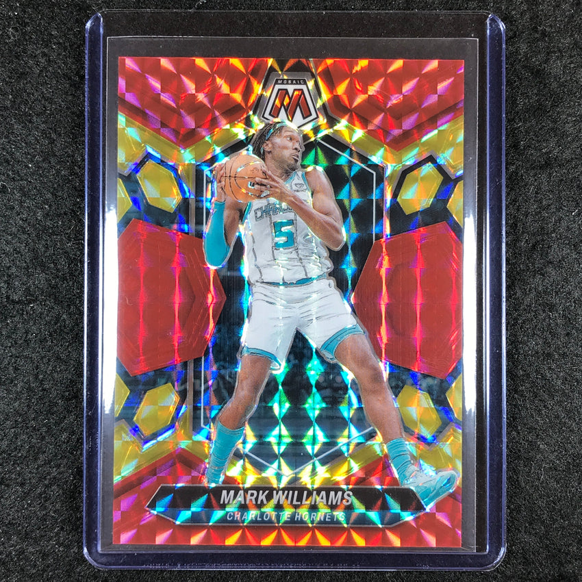 2023-24 Mosaic MARK WILLIAMS Base Red Yellow Fusion Choice 42/75 #18