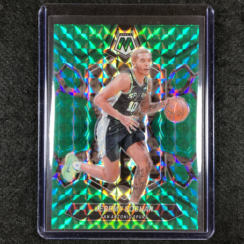 2023-24 Mosaic JEREMY SOCHAN Base Green Fusion Choice 17/18 #35