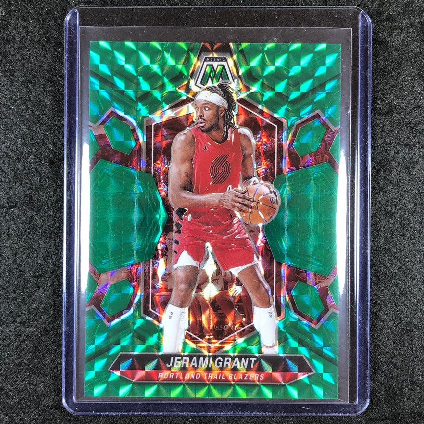 2023-24 Mosaic JERAMI GRANT Base Green Fusion Choice 14/18 #155