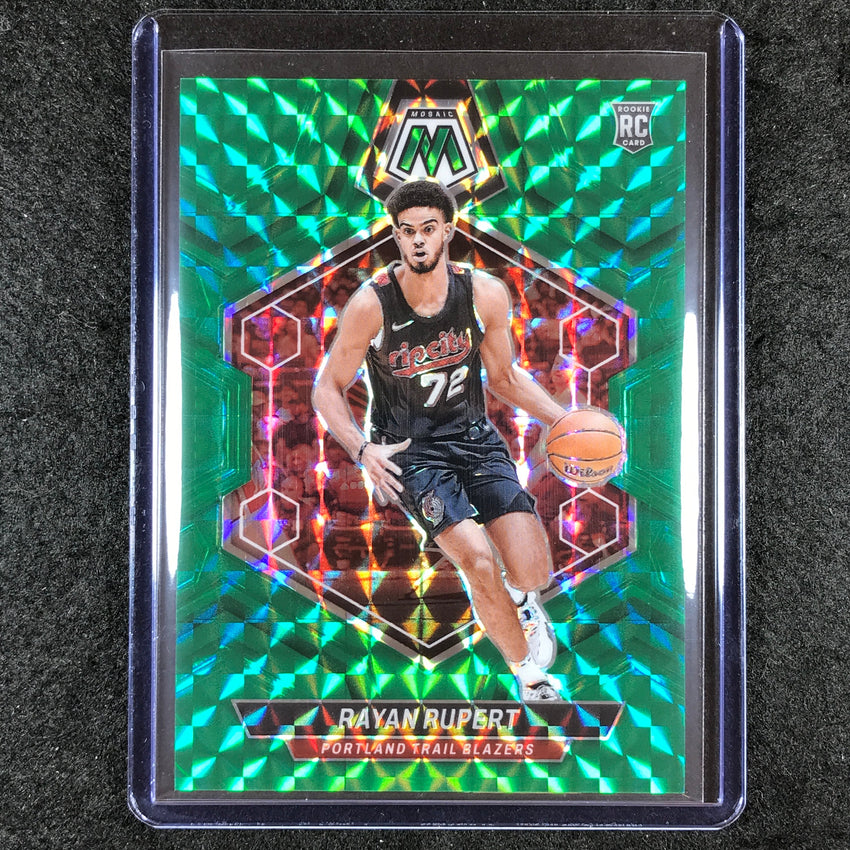 2023-24 Mosaic RAYAN RUPERT Rookie Green Fusion Choice 1/18 #232