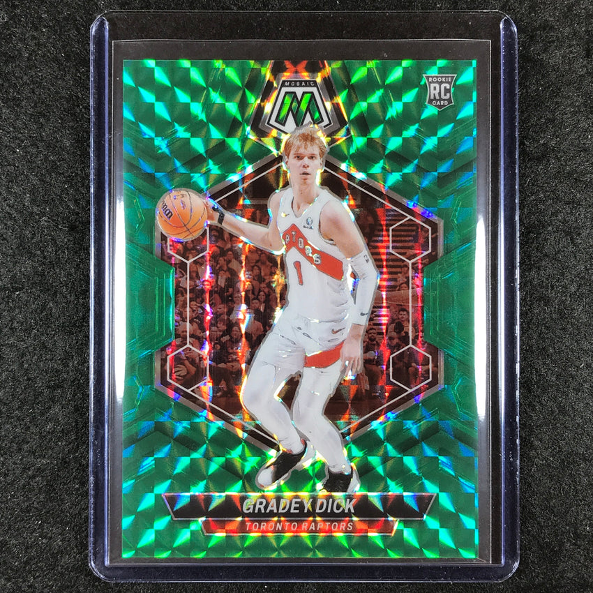 2023-24 Mosaic GRADEY DICK Rookie Green Fusion Choice 5/18 #239