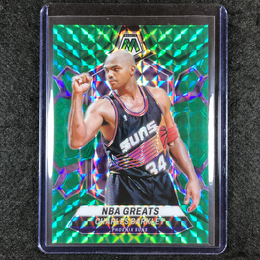 2023-24 Mosaic CHARLES BARKLEY NBA Greats Green Fusion Choice 9/18