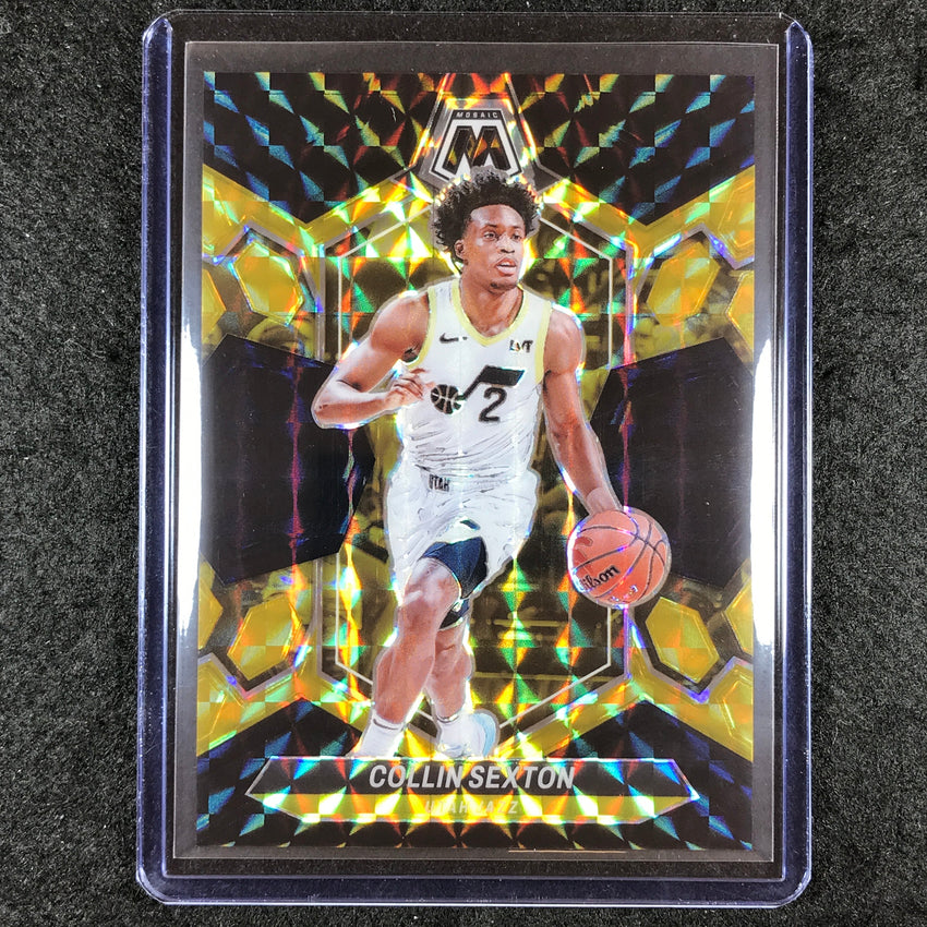 2023-24 Mosaic COLLIN SEXTON Base Black Gold Choice 7/8 #62