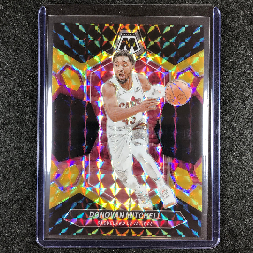 2023-24 Mosaic DONOVAN MITCHELL Base Black Gold Choice 1/8 #143