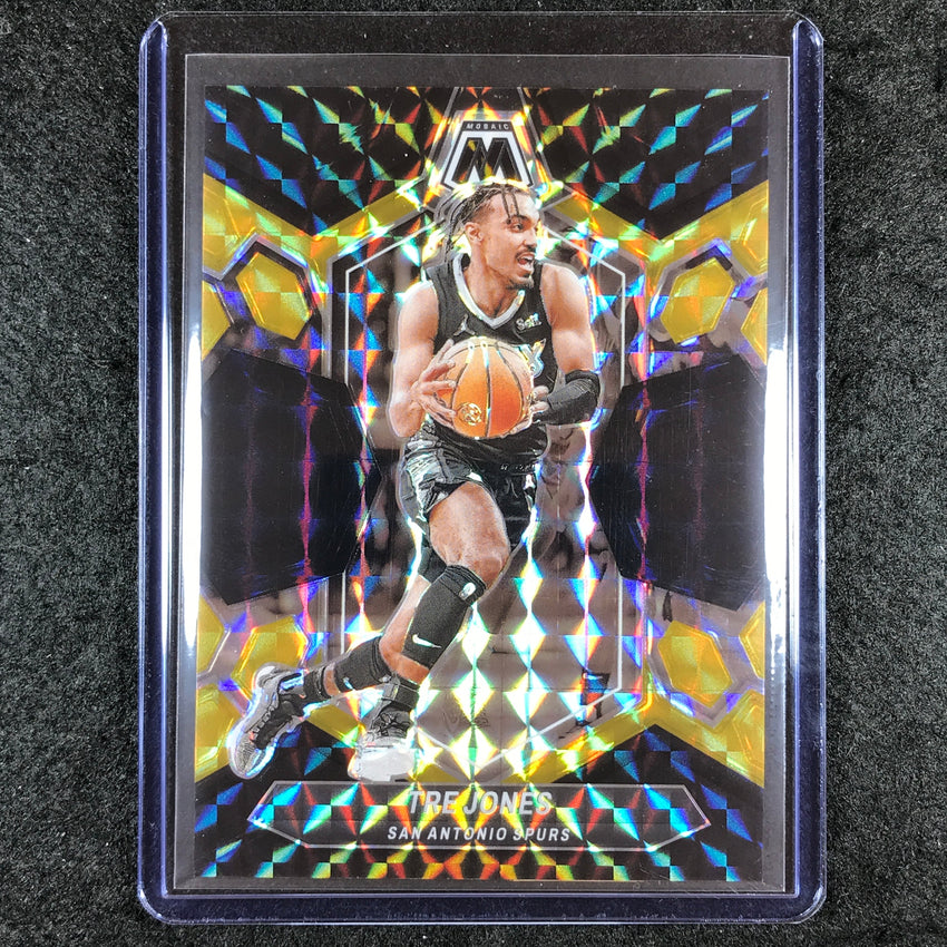 2023-24 Mosaic TRE JONES Base Black Gold Choice 7/8 #172