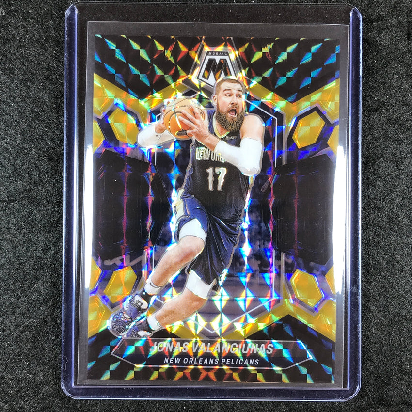 2023-24 Mosaic JONAS VALANCIUNAS Base Black Gold Choice 6/8 #193