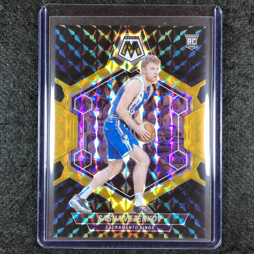 2023-24 Mosaic SASHA VEZENKOV Rookie Black Gold Choice 2/8 #236