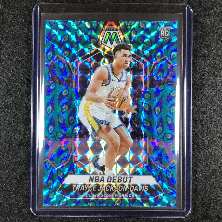 2023-24 Mosaic TRAYCE JACKSON-DAVIS Rookie NBA Debut Peacock Choice SSP #254