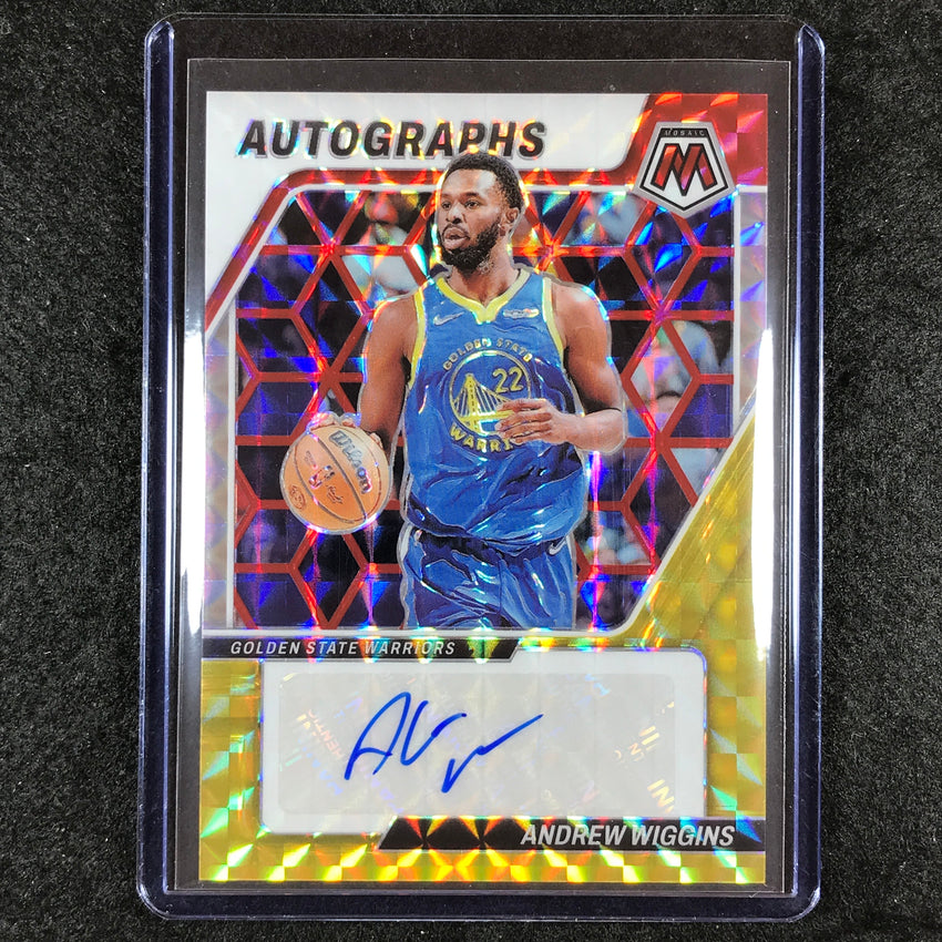 2023-24 Mosaic ANDREW WIGGINS Base Auto Choice #WIG