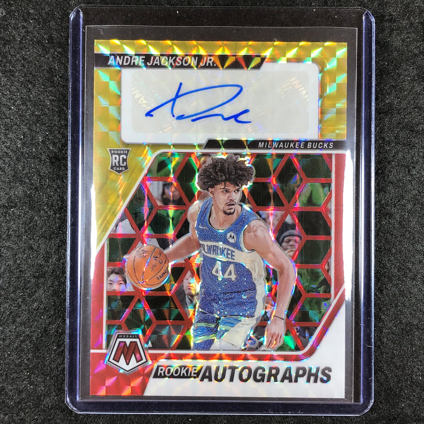 2023-24 Mosaic ANDRE JACKSON JR. Base Rookie Auto Choice #AJJ