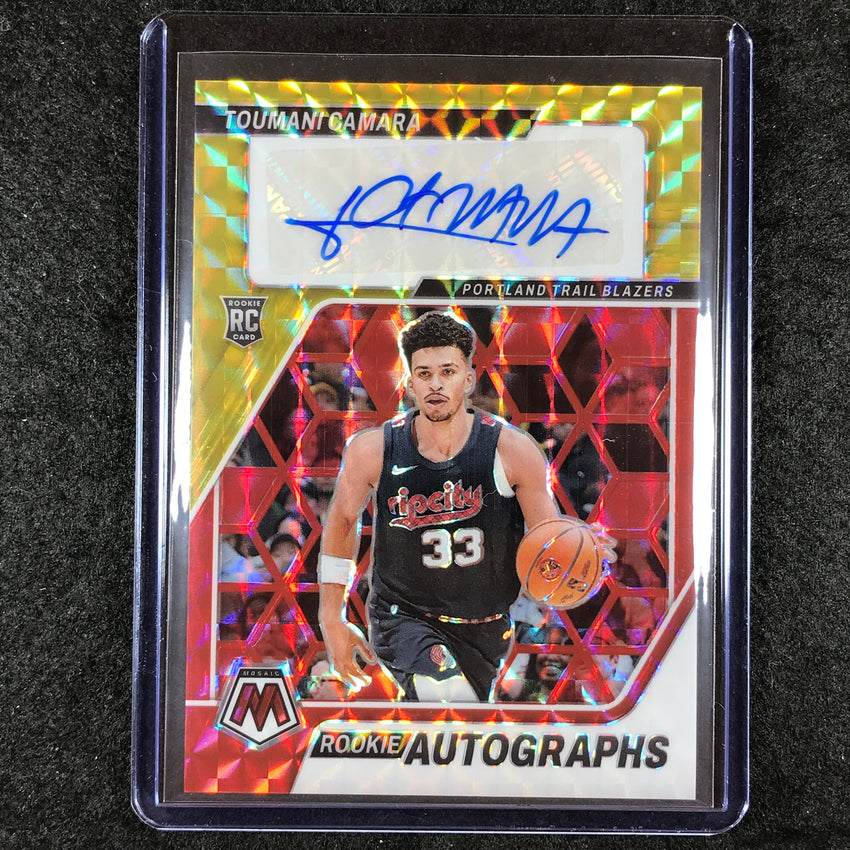2023-24 Mosaic TOUMANI CAMARA Base Rookie Auto Choice #CAM