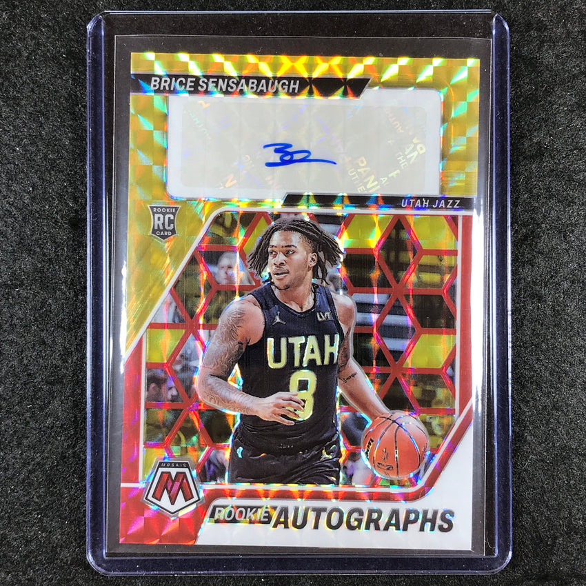2023-24 Mosaic BRICE SENSABAUGH Base Rookie Auto Choice #SEN
