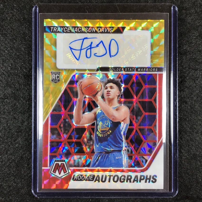 2023-24 Mosaic TRAYCE JACKSON-DAVIS Base Rookie Auto Choice #TJD