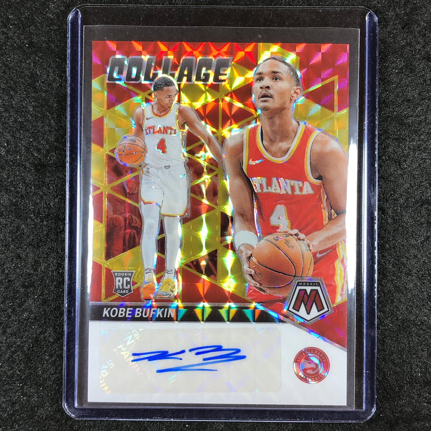 2023-24 Mosaic KOBE BUFKIN Collage Rookie Auto Choice #BUF