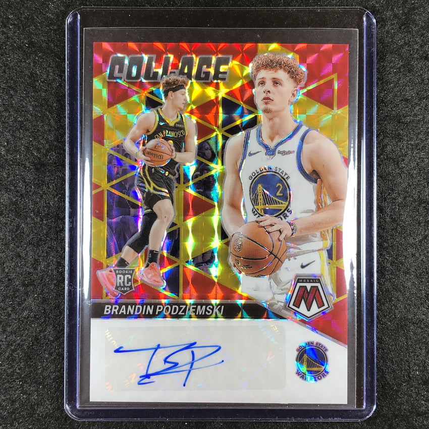 2023-24 Mosaic BRANDIN PODZIEMSKI Collage Rookie Auto Choice #POD