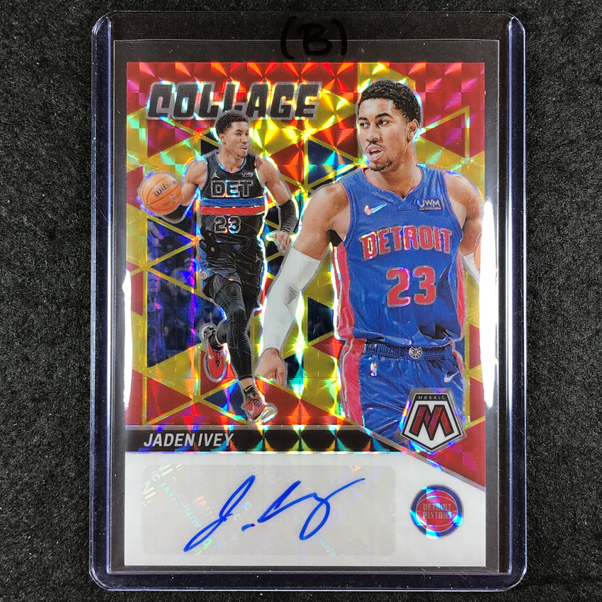 2023-24 Mosaic JADEN IVEY Collage Auto Choice #IVE (B)