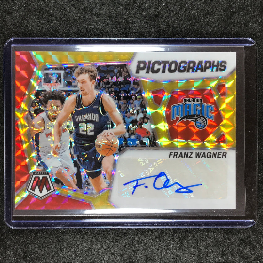 2023-24 Mosaic FRANZ WAGNER Pictographs Auto Choice #WAG
