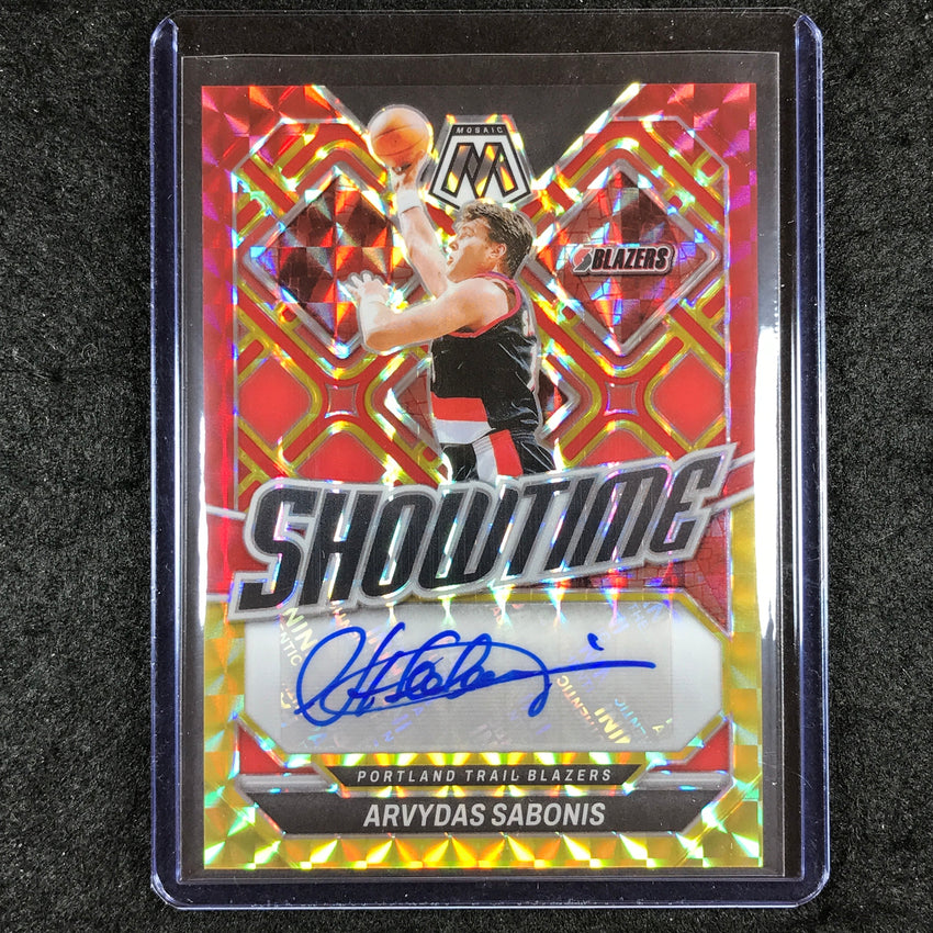2023-24 Mosaic ARVYDAS SABONIS Showtime Signatures Auto Choice #ARV